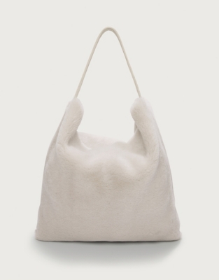 Shearling Tote Bag Bags Purses The White Company UK