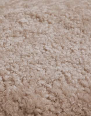 Sheepskin Chair and Footstool Set