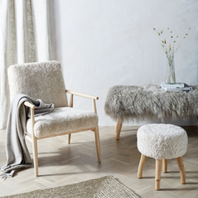 Target deals sheepskin chair