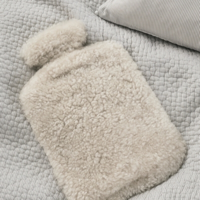 Sheepskin HotWater Bottle Bed Cover Collections The White Company UK