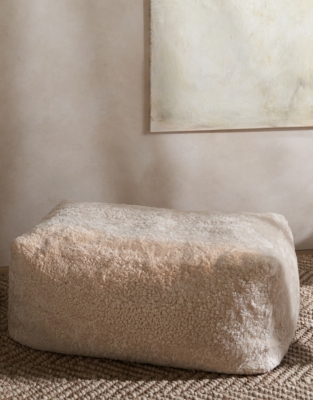 Sheepskin Pouffe