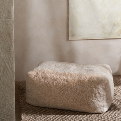 Sheepskin Pouffe