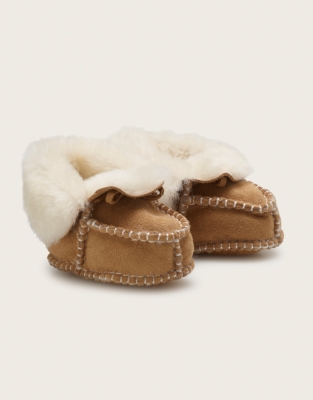 Sheepskin Pram Booties (0–12mths)