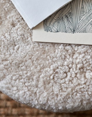 Sheepskin Stool