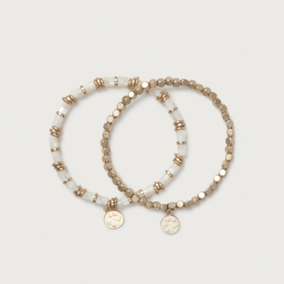 Shell Beaded Bracelet – Set of 2