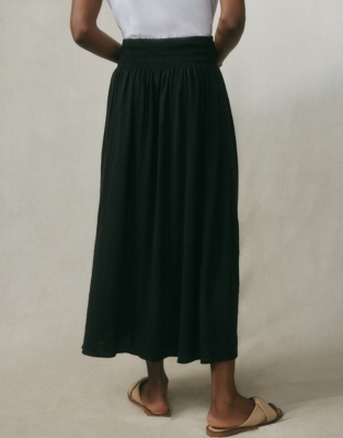 Linen 2025 jersey skirt