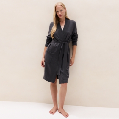 Short Cashmere Robe