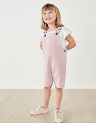 Short Dungarees & TShirt Set (18mths6yrs) Girls' Clothing The