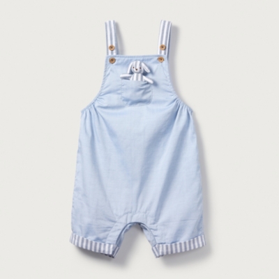 Short Dungarees & Toy Set Baby & Children's Sale The White Company UK