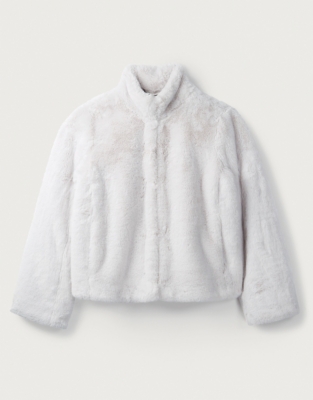 Short Faux-Fur Coat | Jackets & Coats | The White Company US
