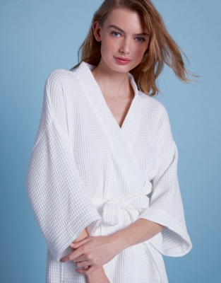 Waffle dressing outlet gown white company