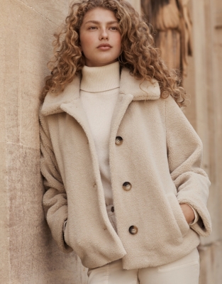 Kelsey Short Teddy Coat