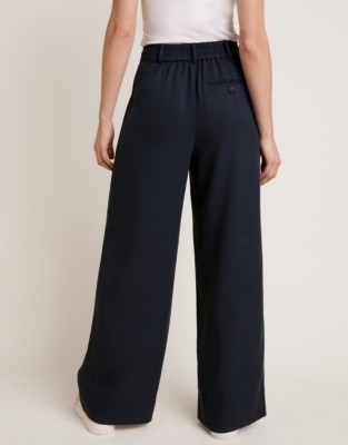 Side Panel Wide Leg Trousers