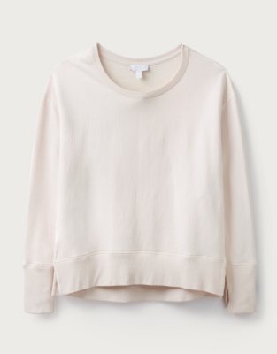 Side Spilt Sweatshirt | Clothing Sale | The White Company UK
