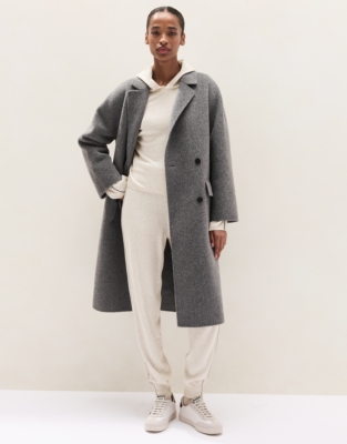 Side Stripe Cuffed Jogger with Cashmere