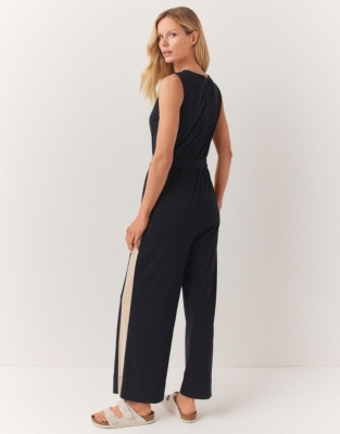 Wide Leg Jersey Jumpsuit