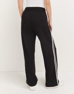 Side Stripe Wide Leg Trousers