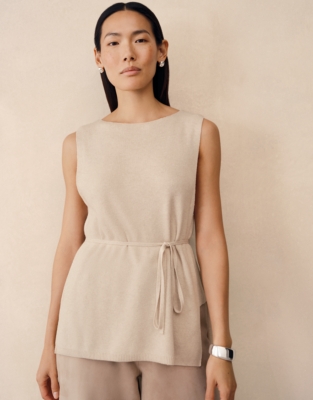 Side Tie Tunic with Cashmere