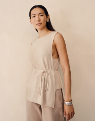 Side Tie Tunic with Cashmere