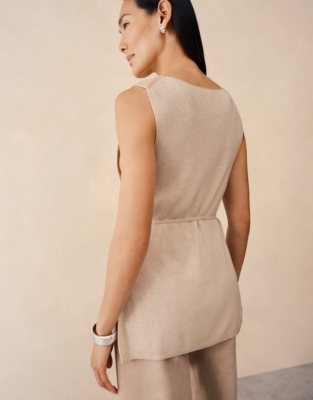 Side Tie Tunic with Cashmere