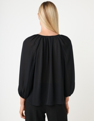 Silk Boho Blouse