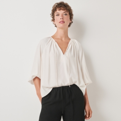 Silk Boho Blouse