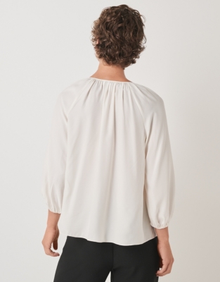 Silk Boho Blouse