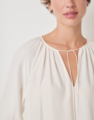 Silk Boho Blouse