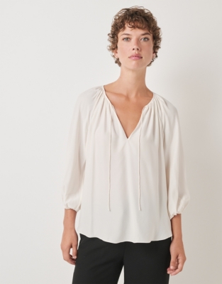 Silk Boho Blouse