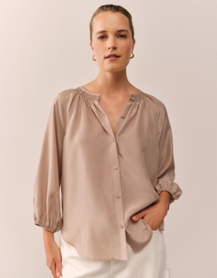 Silk Boho Blouse