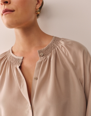 Silk Boho Blouse