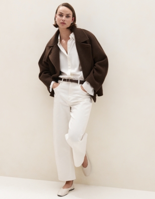 Silk Boyfriend Shirt