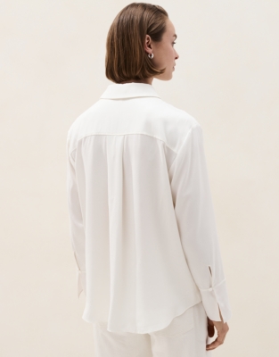 Silk Boyfriend Shirt