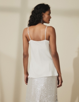 Silk Cami Top Clothing Sale The White Company UK
