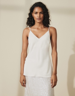 Silk Cami Top Clothing Sale The White Company UK