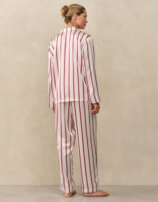Silk Classic Stripe Pyjama Set