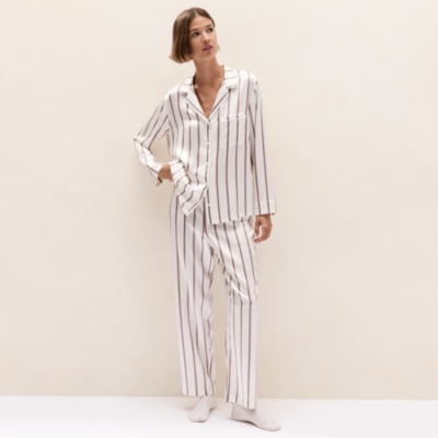 Silk Classic Stripe Pyjama Set
