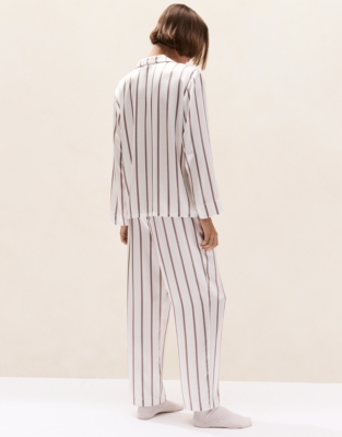 Silk Classic Stripe Pyjama Set