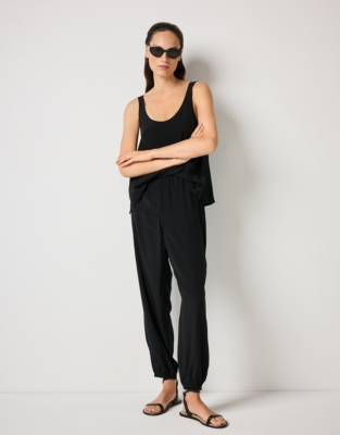 Silk Cuffed Joggers
