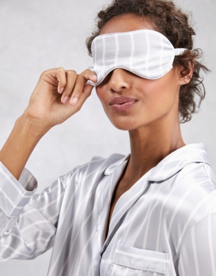 Silk Eye Mask Silk Sleepwear The White Company US