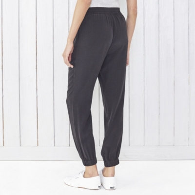 Silk Joggers Trousers & Leggings The White Company UK