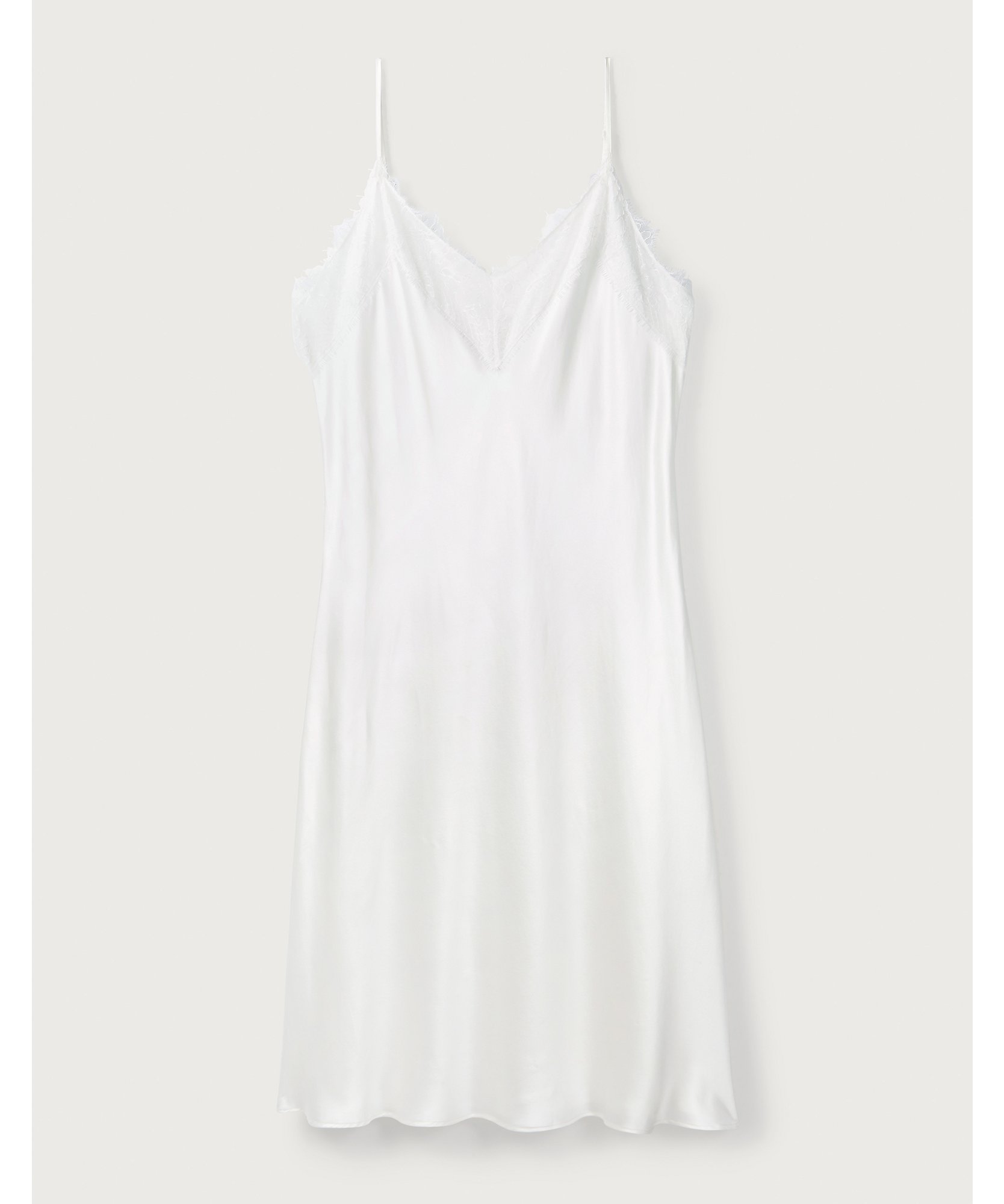 Silk Lace-Trim Nightgown | Nightgowns | The White Company US