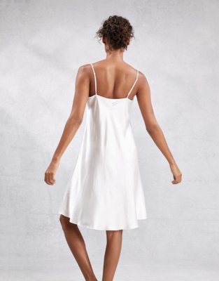 Silk Lace Trim Nightgown Nightgowns The White Company US