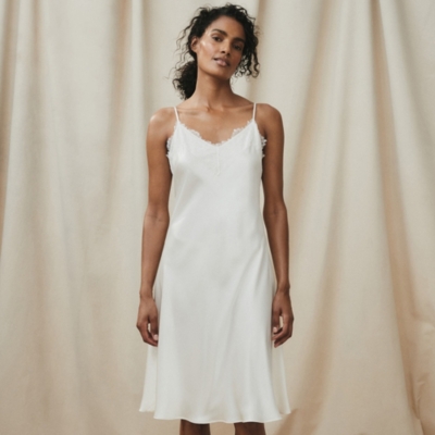 White company discount night dress