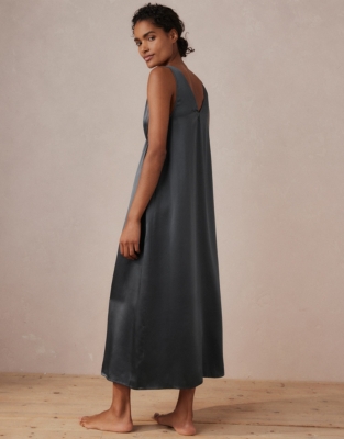 Silk store maxi nightdress