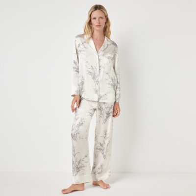 Silk Milano Floral Pajama Set