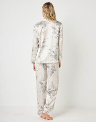 Silk Milano Floral Pajama Set