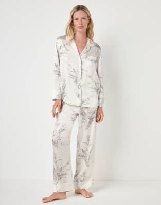 Silk Milano Floral Pajama Set