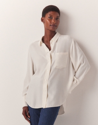 Silk Oversized Shirt