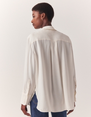 Silk Oversized Shirt